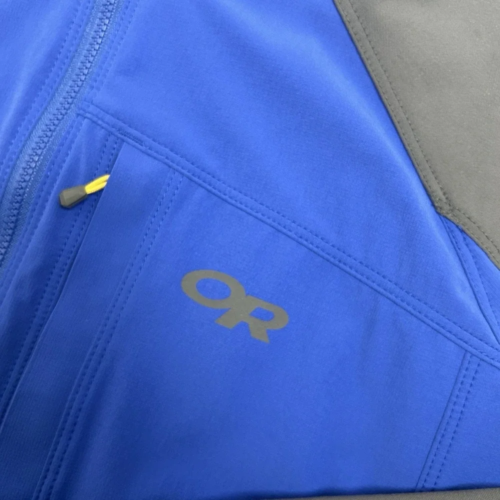 Outdoor Research Men's Ferrosi Hooded Softshell Jacket M Lightweight Blue 269171